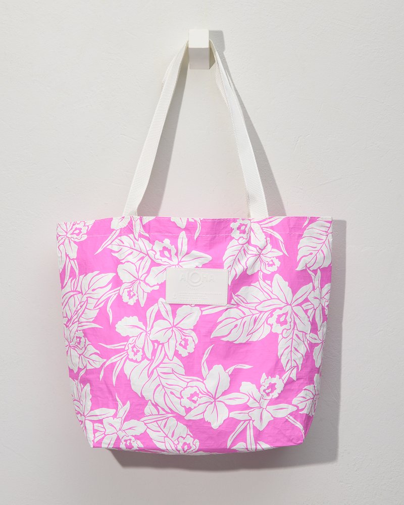 Mini Purple Rose Tote Bag Reversible With Pocket and Free 