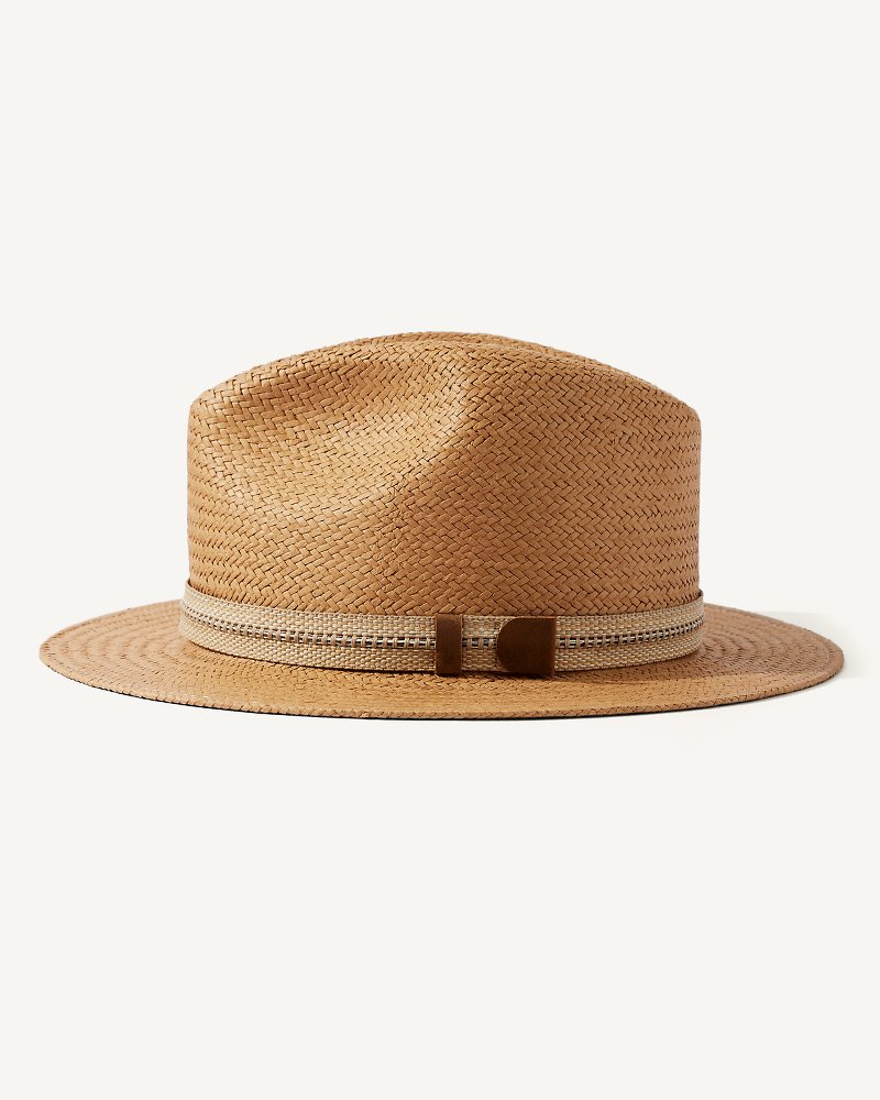 Men's Crocheted Toyo Fedora Hat - Tommy Bahama Hats — SetarTrading Hats