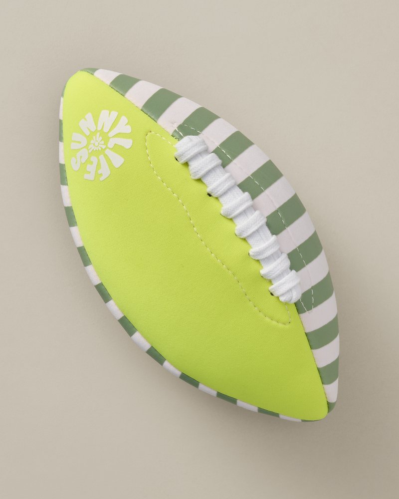Tide's Out Citrus Neoprene Football