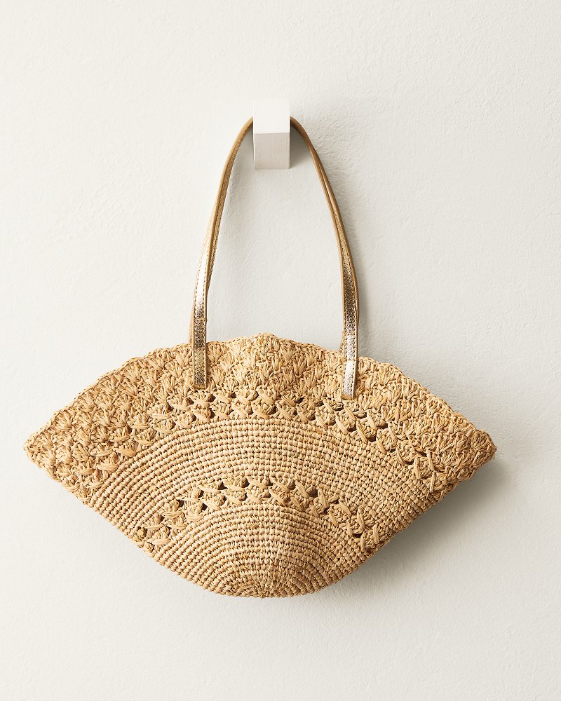 Thumbnail for Salerno Crochet Raffia Bag