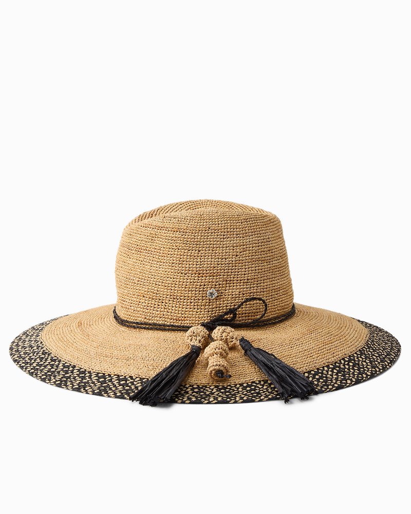 Sarah Crochet Raffia Packable Sun Hat thumbnail 6