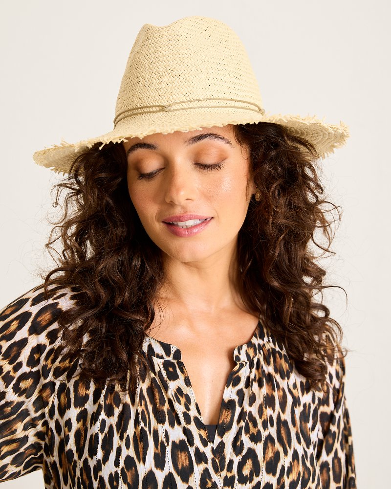 Packable Fringed Continental Hat