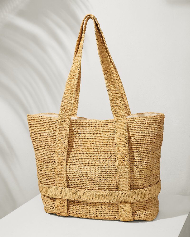 Thumbnail for Raffia Traveler Tote