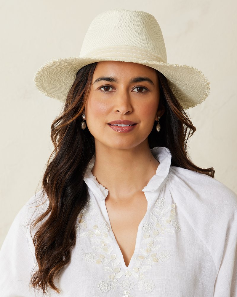 Lucy Fringed Panama Hat