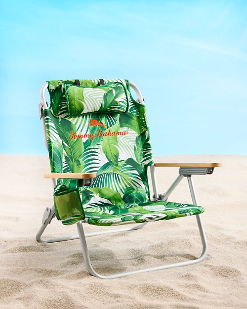 Tommy Bahama Tropical Fronds Deluxe Backpack Beach Chair