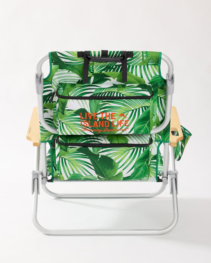 Tommy Bahama Tropical Fronds Deluxe Backpack Beach Chair