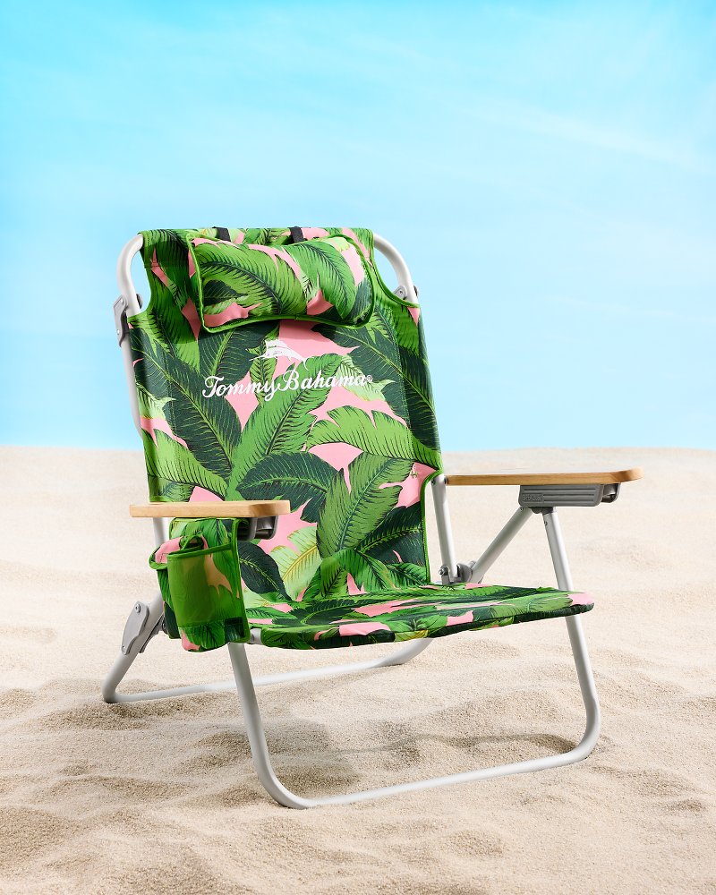 Tommy Bahama Swaying Fronds Deluxe Backpack Beach Chair