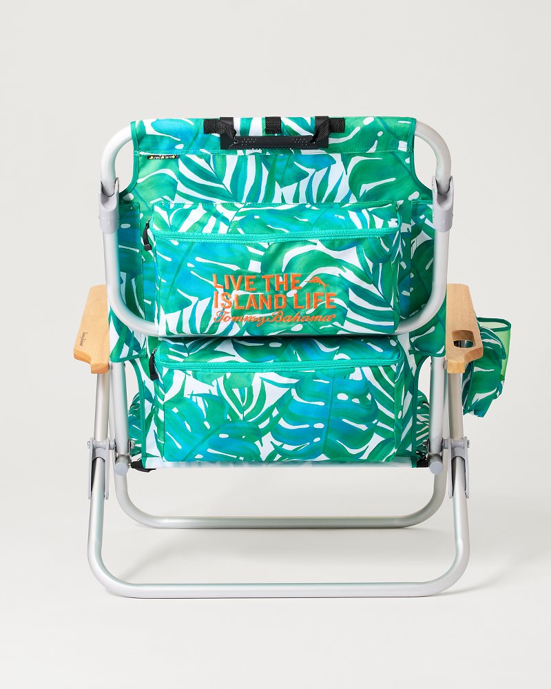 Thumbnail for Tommy Bahama Paradise Palm Deluxe Backpack Beach Chair