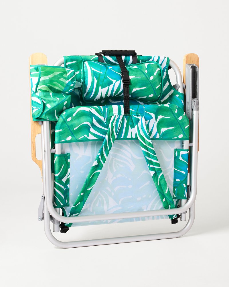 Thumbnail for Tommy Bahama Paradise Palm Deluxe Backpack Beach Chair