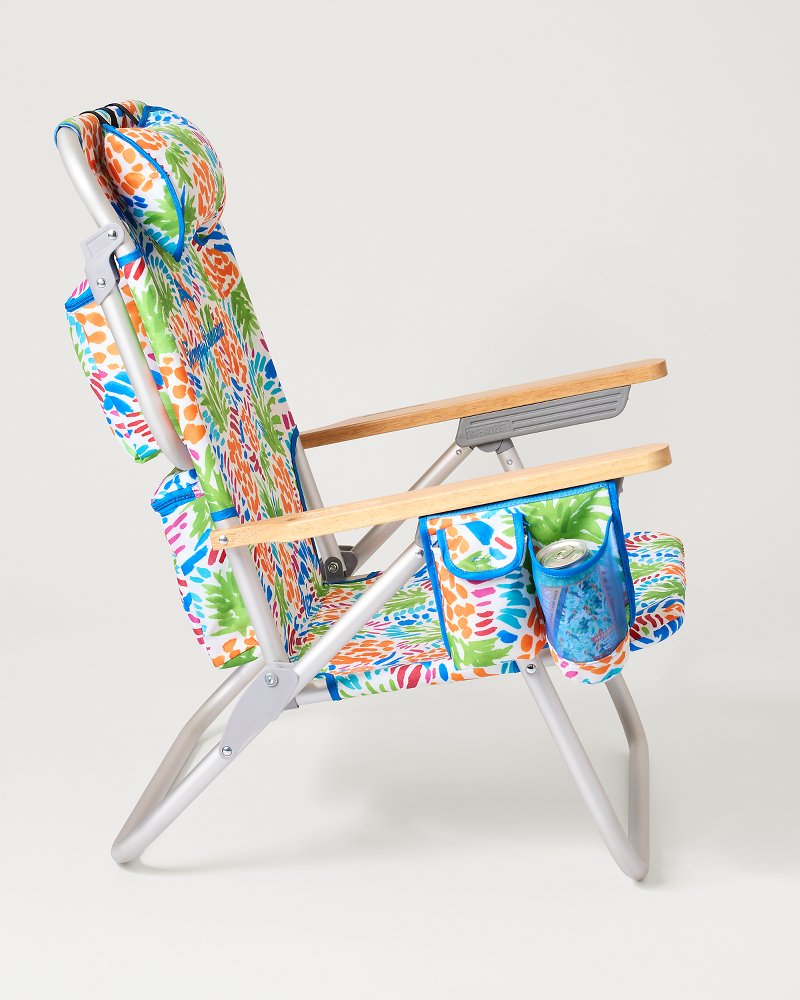 Tommy Bahama Pineapple Pop Deluxe Backpack Beach Chair