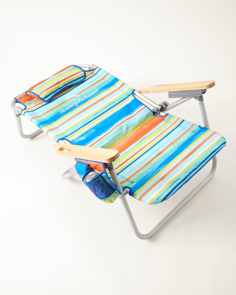 Tommy Bahama Paloma Stripe Deluxe Backpack Beach Chair