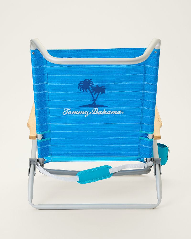 Thumbnail for Tommy Bahama Standard Lay Flat Stripe Beach Chairs - Set of 2