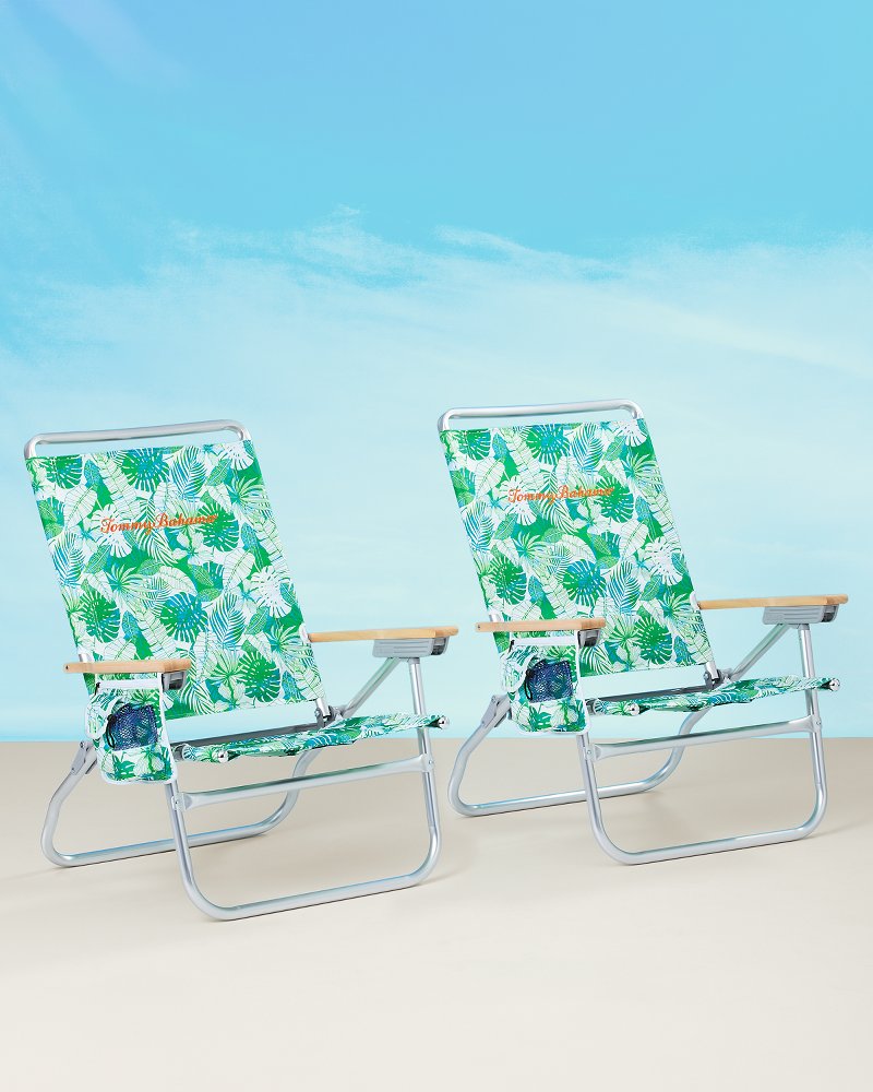 Tommy Bahama Easy In & Out Backpack Beach Chairs - Set of 2