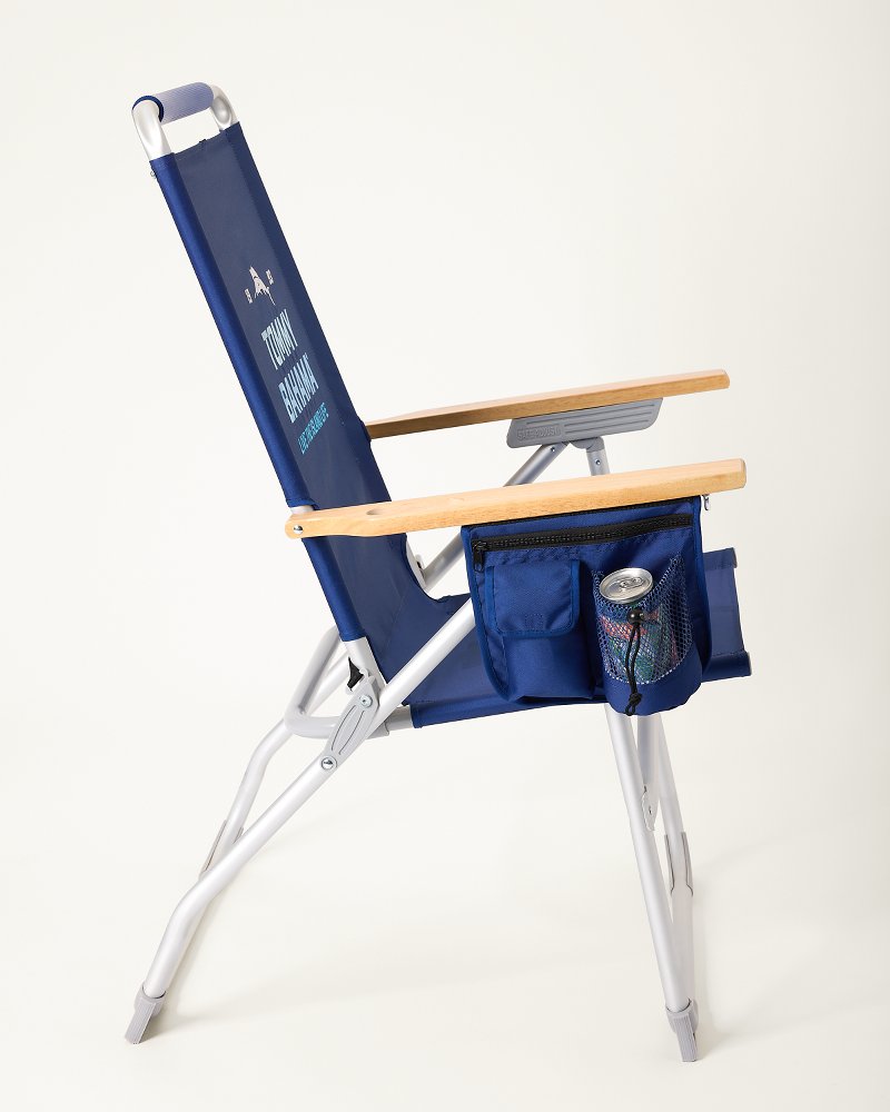Tommy Bahama Solid Navy Highboy Beach Chair