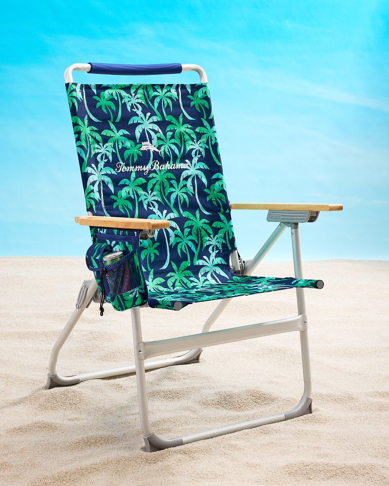 Tommy Bahama Tonal Palm Trees Highboy Beach Chair