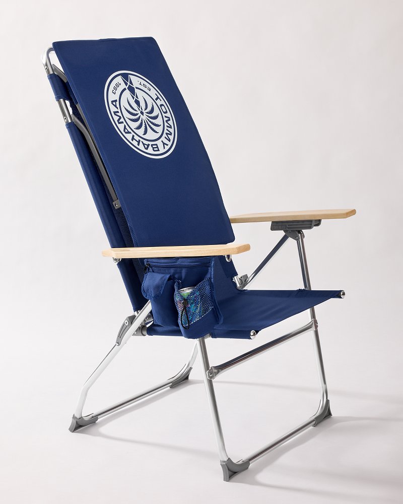 FORMA MARINE Boat Chair NAVY BLUE Large Padded Deck Folding Marine