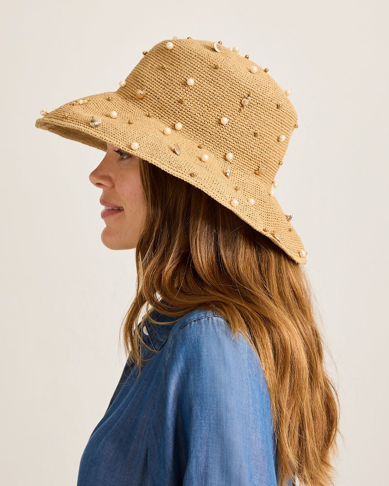 Embellished Bucket Hat