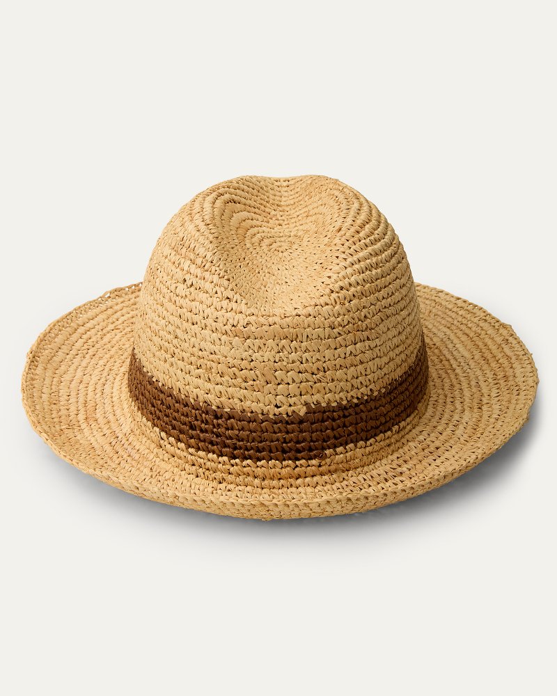 Thumbnail for Crochet Raffia Packable Hat