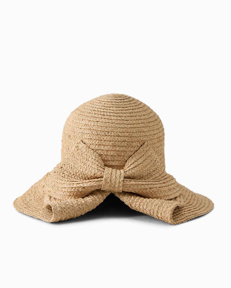 Raffia Bow Bucket Hat