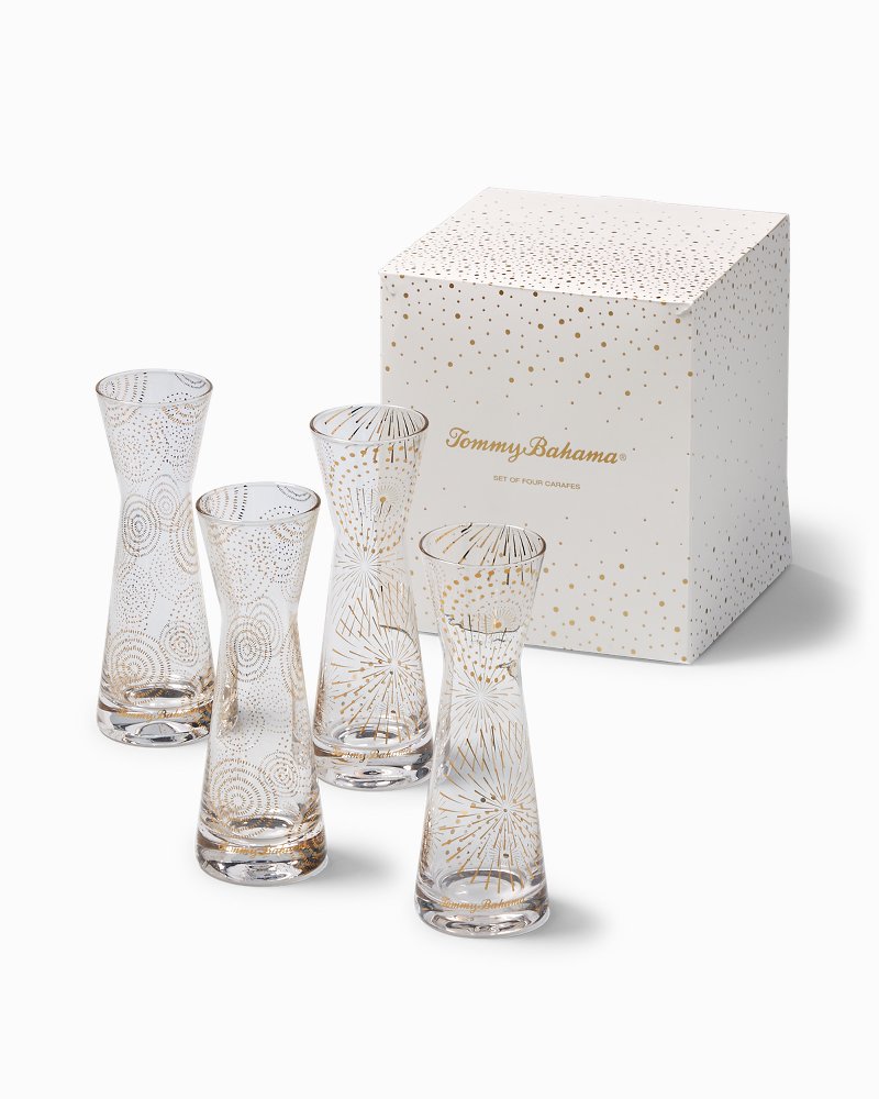 Holiday Mini Carafe Glasses - Set of 4