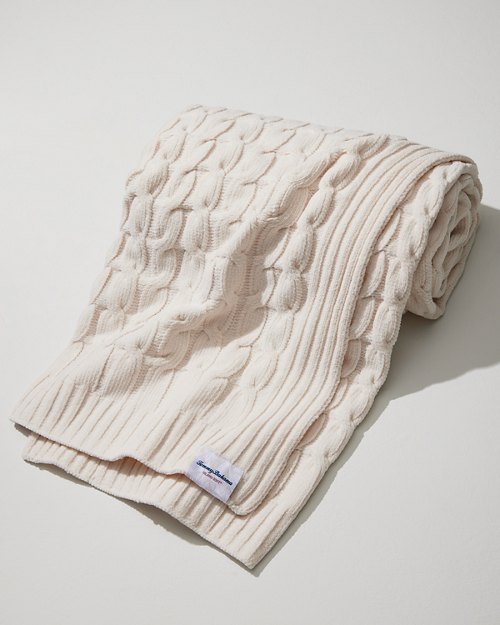 Matte Chenille Island Soft® Cable Throw