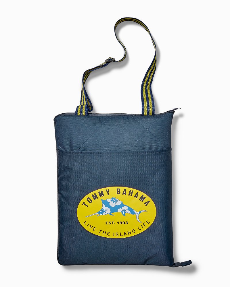 Floral Marlin Outdoor Blanket Tote