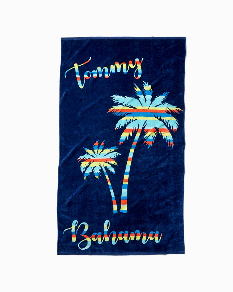 Stripe Palm Beach Towel