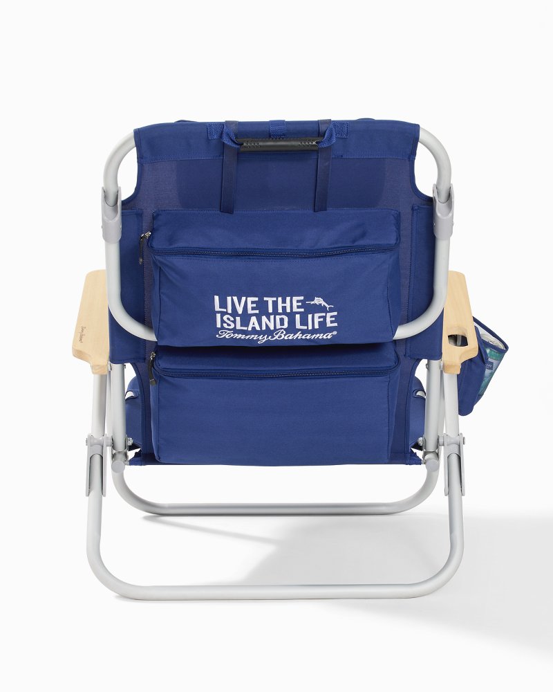 Illinois Fighting Illini - Monaco Reclining Beach Backpack Chair