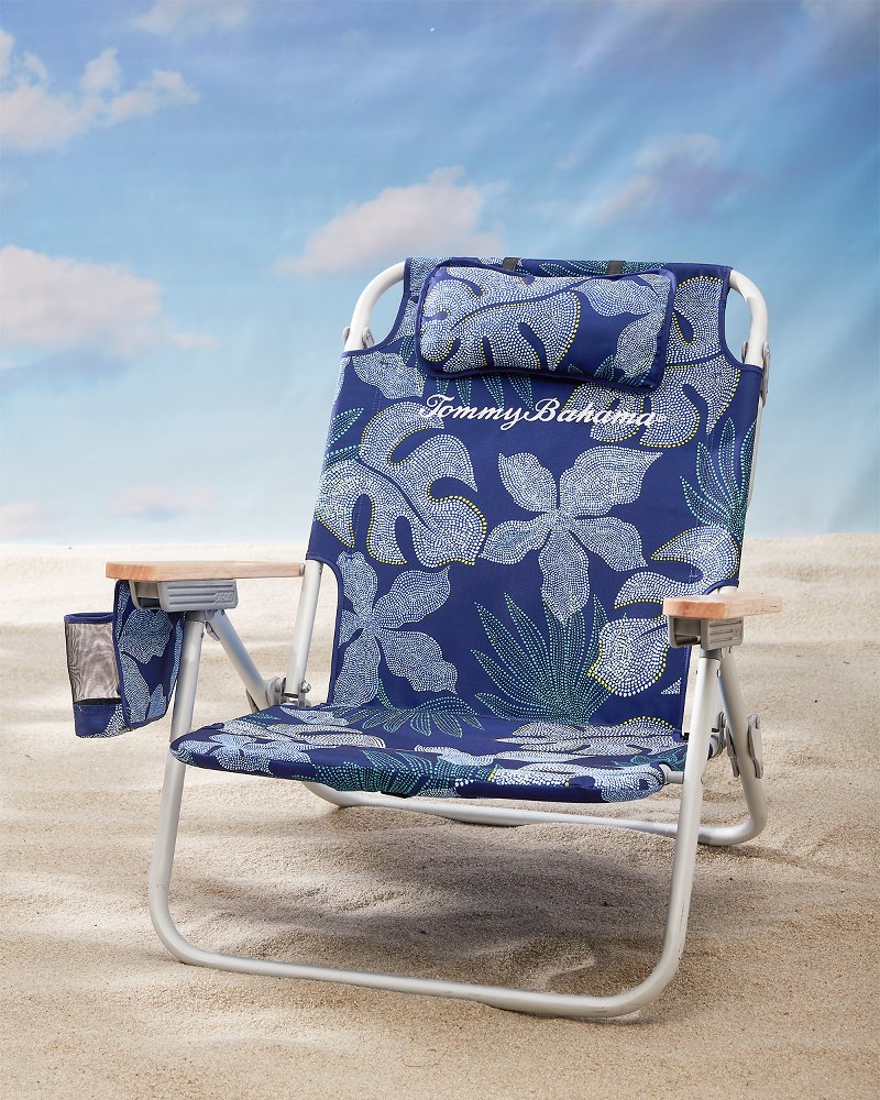 Tommy Bahama Malachite Print Deluxe Backpack Beach Chair