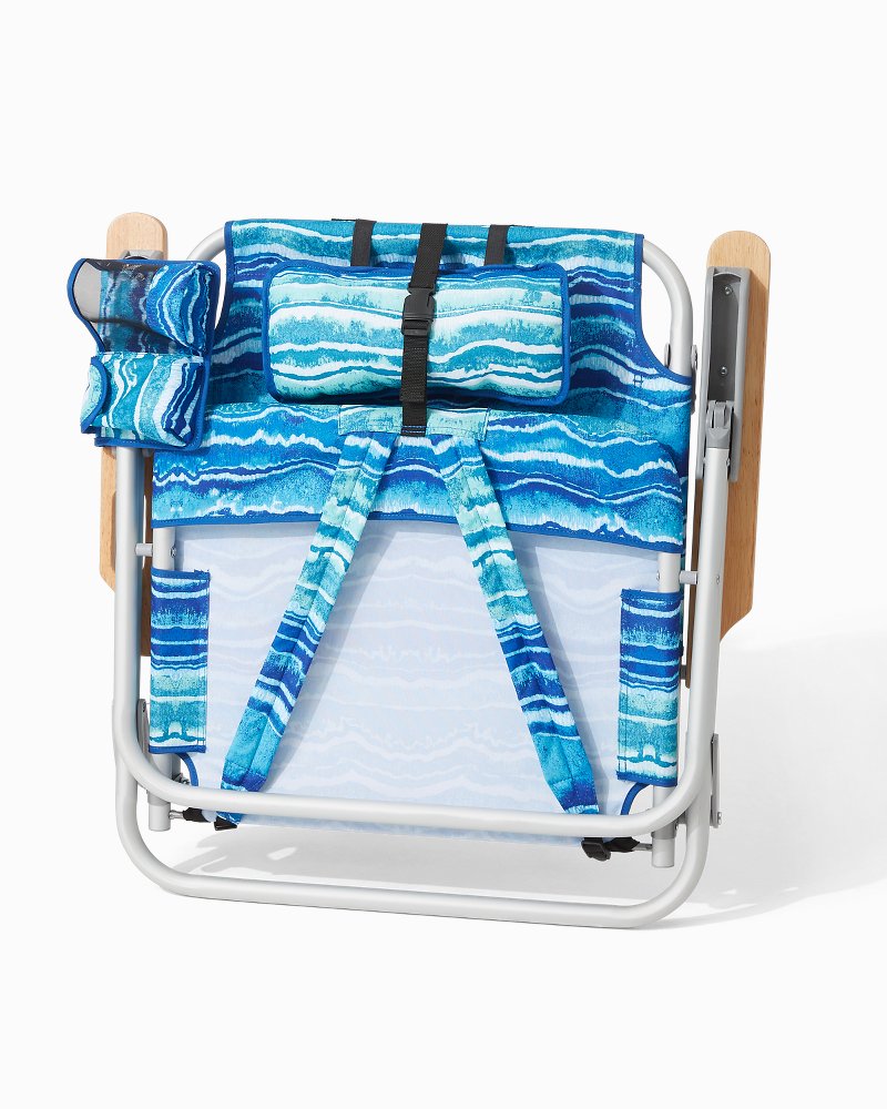 Tommy Bahama Malachite Print Deluxe Backpack Beach Chair