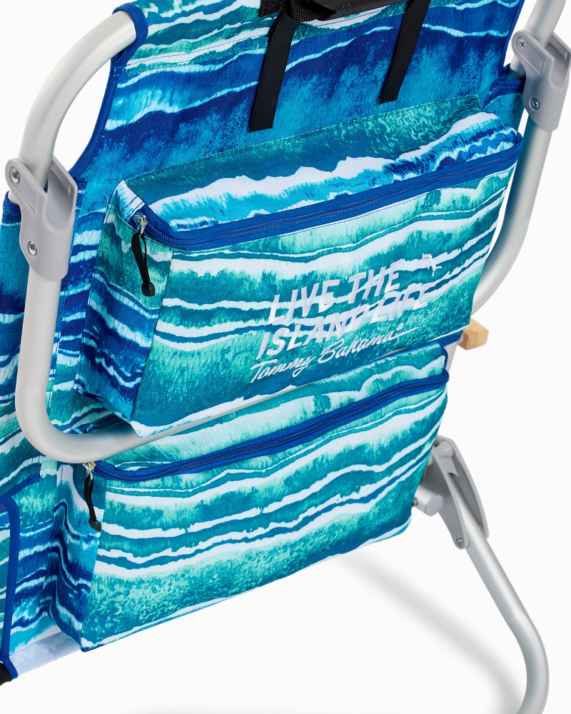 Tommy Bahama Sunset Stripe Deluxe Backpack Beach Chair