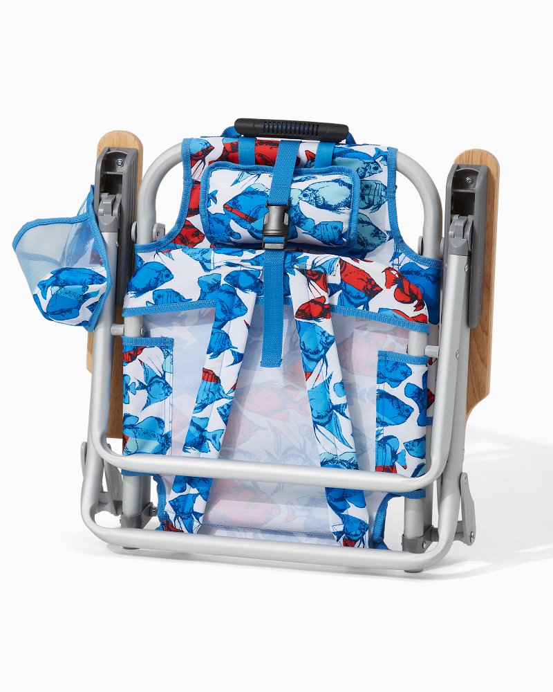 Tommy Bahama School of Fish Kids Backpack Beach Chair