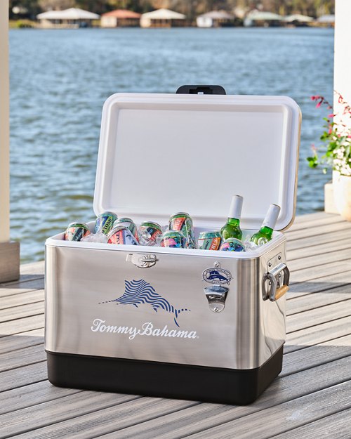 Wavy Marlin 54-qt. Stainless Steel Cooler