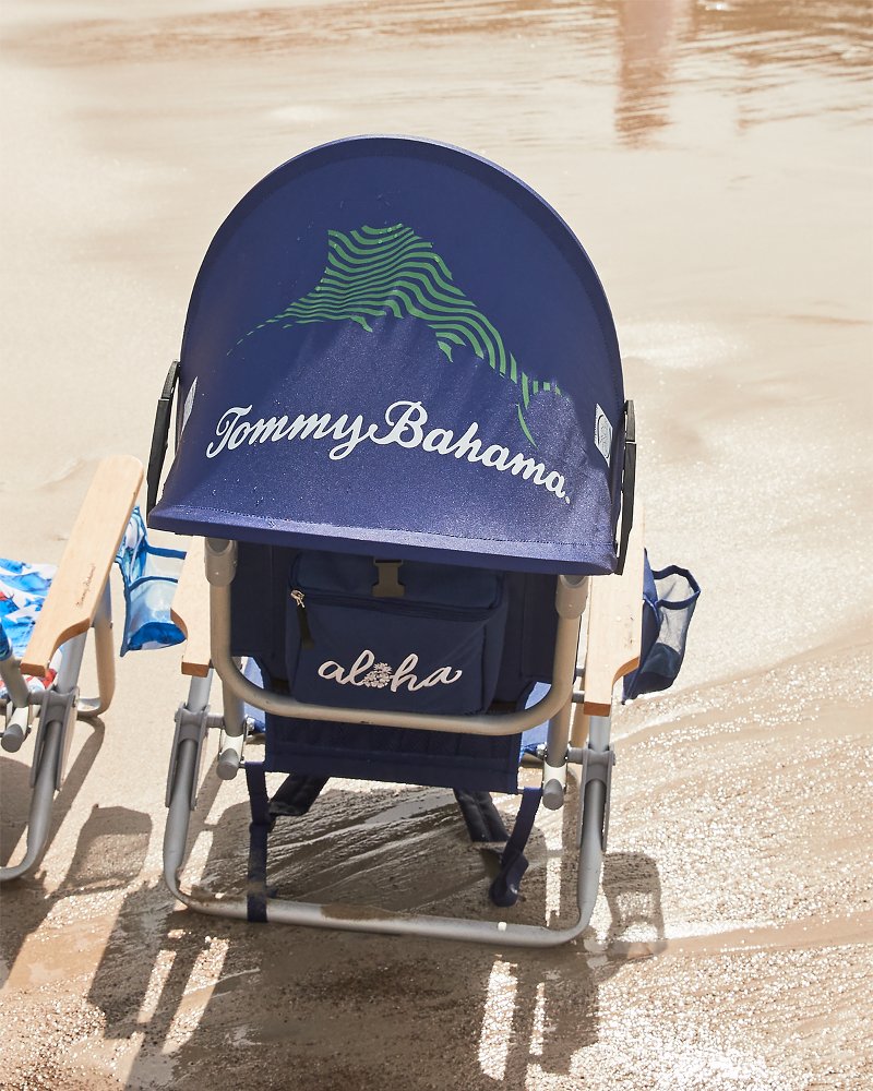 Wavy Marlin Beach Chair Canopy