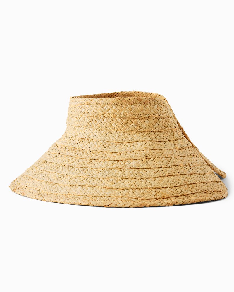 Roll-Up Raffia Packable Visor thumbnail 6