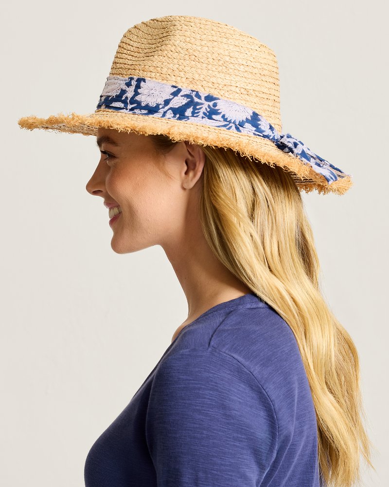 Breezy Continental Raffia Hat