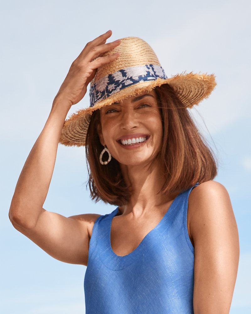 Thumbnail for Breezy Continental Raffia Hat