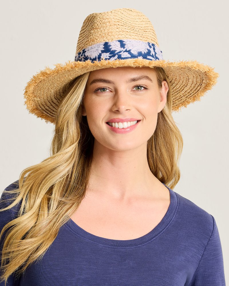 Breezy Continental Raffia Hat