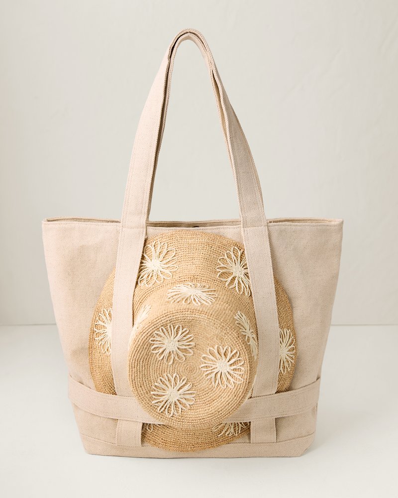 Natural Canvas Traveler Tote
