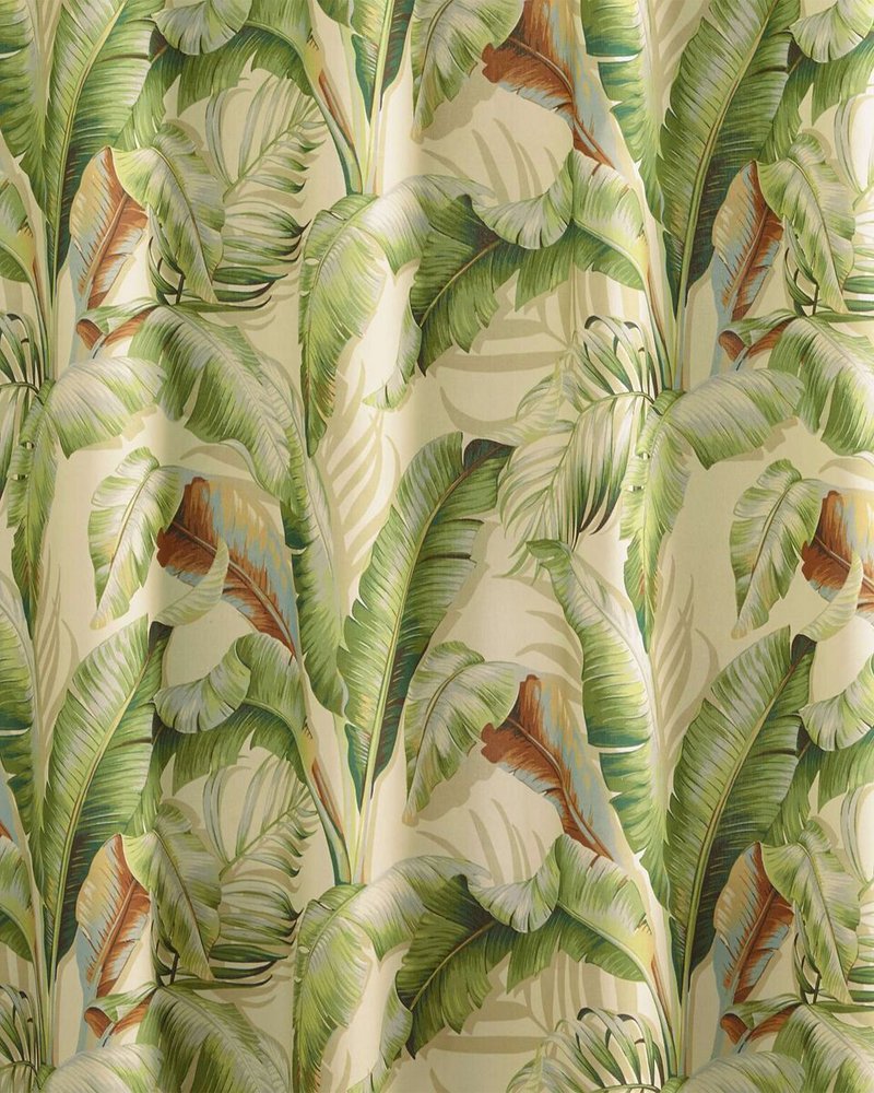 Palmiers Medium Green Shower Curtain