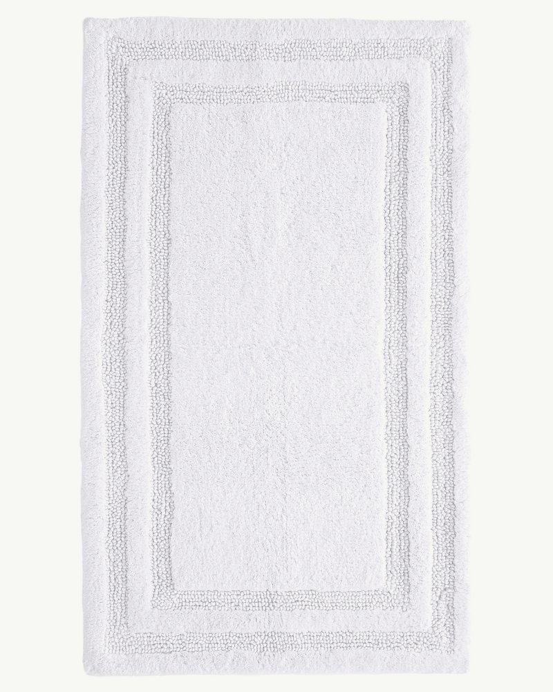 Tommy Bahama 21 in. x 34 in. Long Branch Reversible White Solid