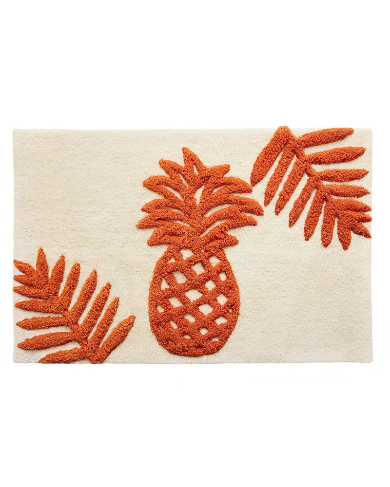 Batik Pineapple Bath Rug