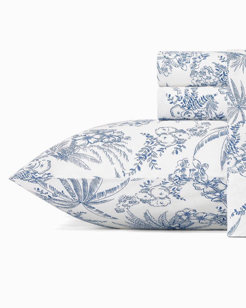 Pen & Ink Palm Sheet Set, King