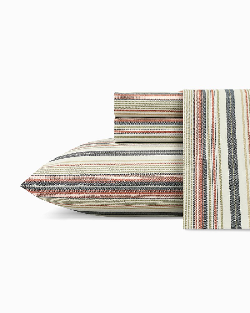 tommy bahama canvas stripe comforter