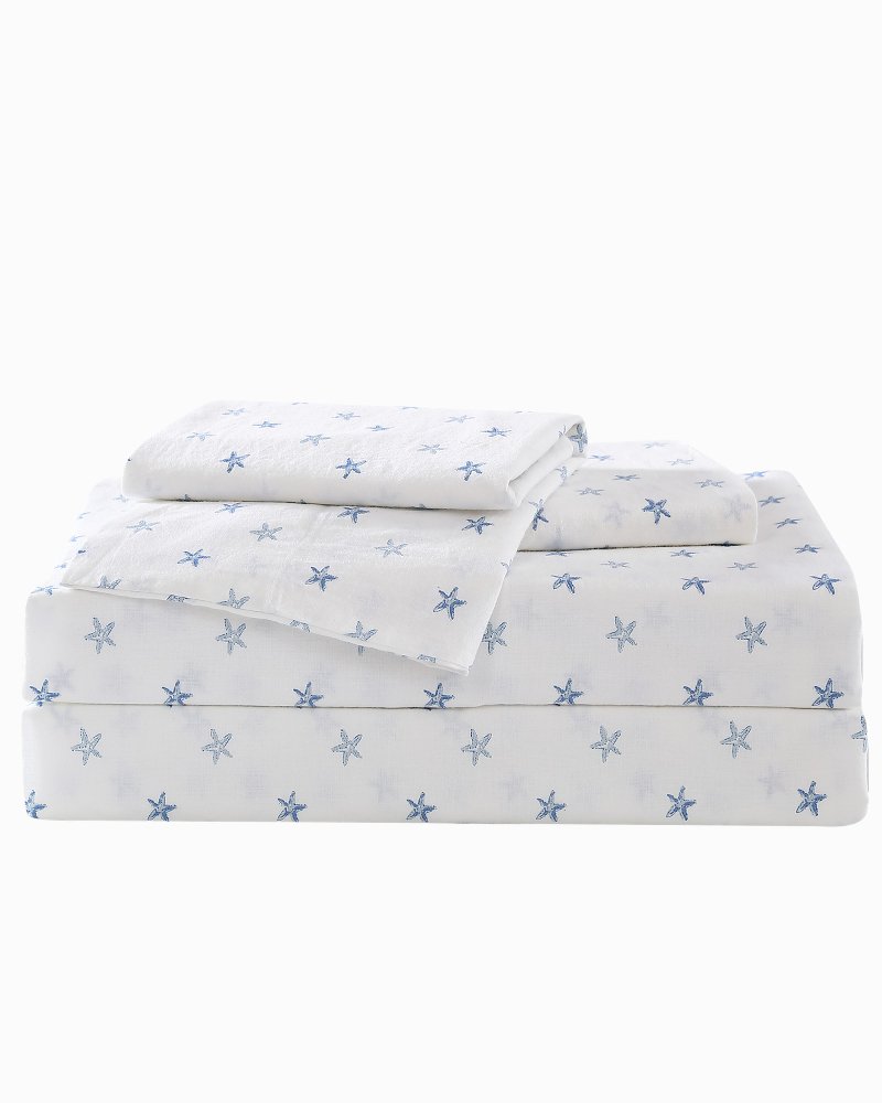 Starfish Treasure 4-Piece King Sheet Set