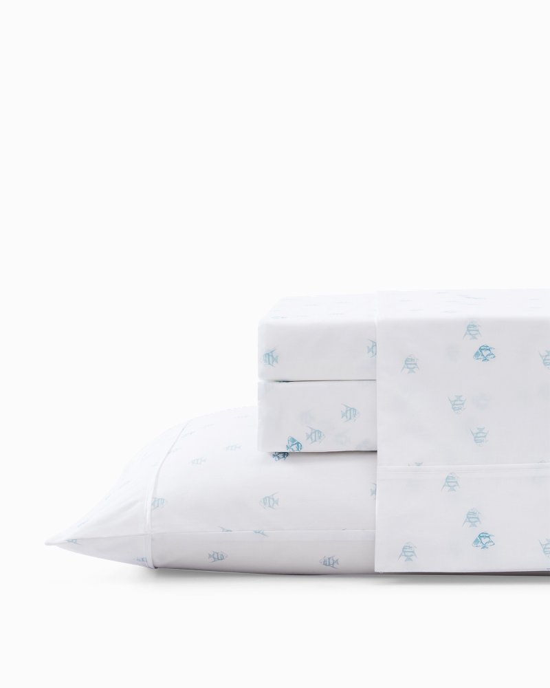 Angel Fish 4-Piece King Sheet Set