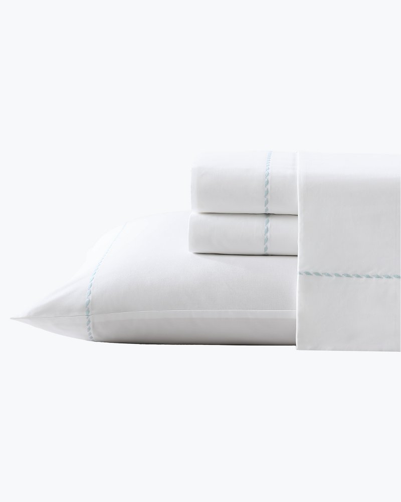 Solid 4-Piece Queen Sheet Set - Blue