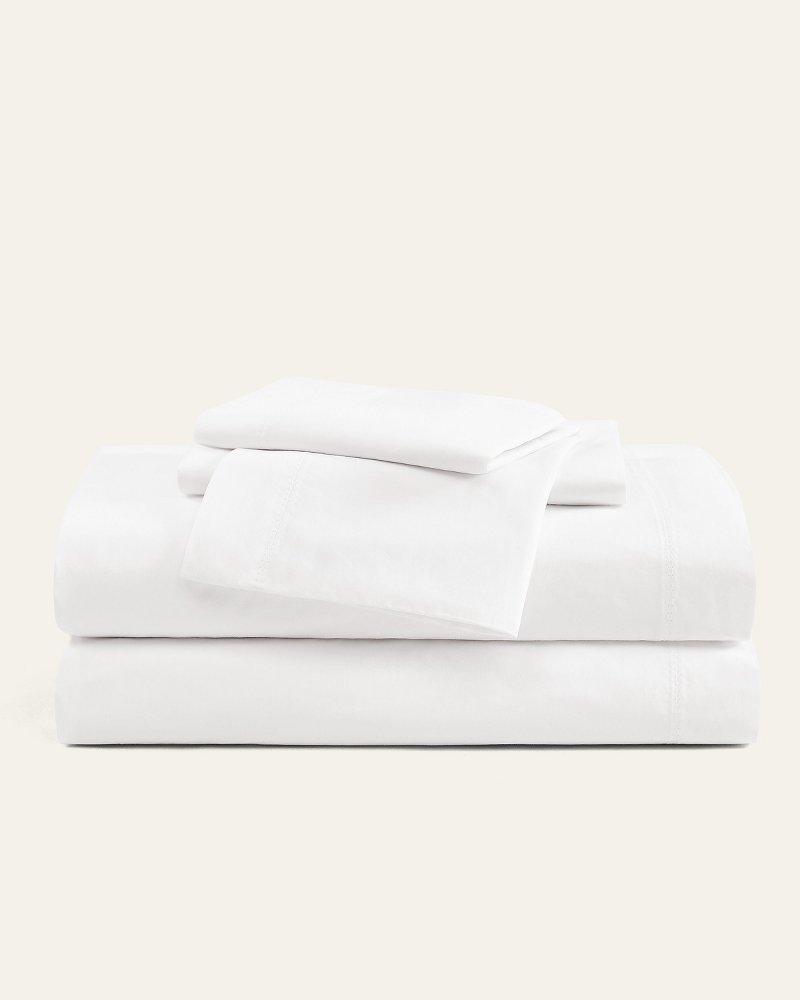 Thumbnail for Island Estate Solid Percale 4-Piece Queen Sheet Set