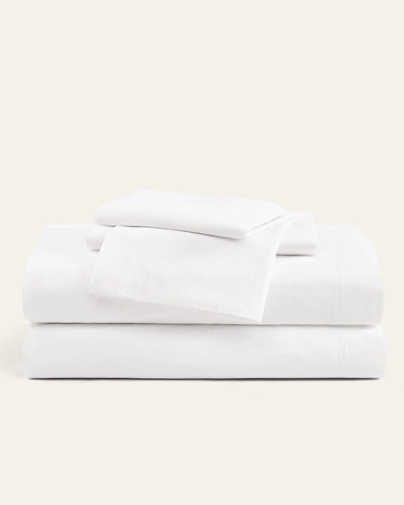 Thumbnail for Island Estate Solid Percale 4-Piece King Sheet Set