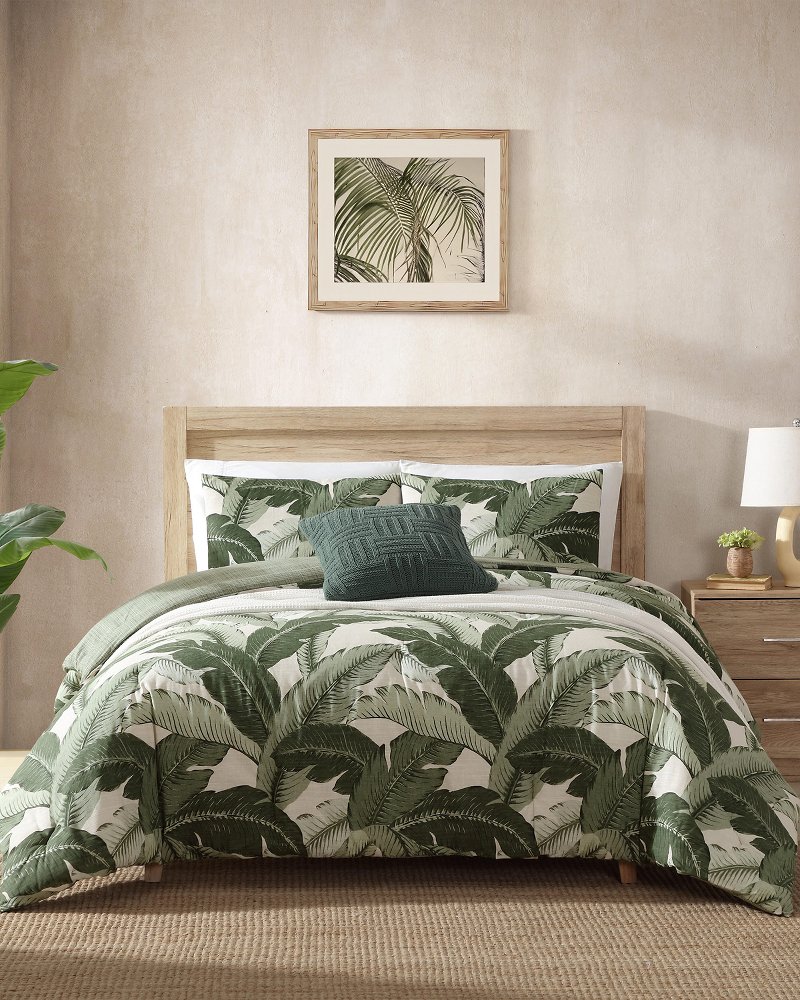 Vintage Palms 3-Piece Full/Queen Comforter Set